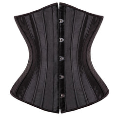Slimming Body Shaper Woman Sexy Waist Trainer Underbust Corsets & Bustiers Satin Steel Boned Waist Cincher Corselet