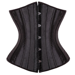Slimming Body Shaper Woman Sexy Waist Trainer Underbust Corsets & Bustiers Satin Steel Boned Waist Cincher Corselet