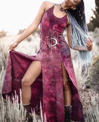 Medieval Retro Gothic Punk British Style Women Sexy Sleeveless Dress Carnival Party Elf Witch Cosplay Costume Vintage Vestidos