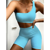 Lizakosht Summer Women Sexy Spaghetti V-neck Jumpsuit Sleeveless Bodycon Solid Sport Fitness Playsuit Romper Overalls For Women