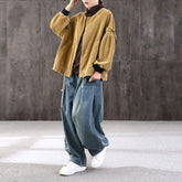 Fashion Women's Casual Harem Jeans Denim Casual Pants Cotton Trousers Baggy Crotch Pants Hip Hop Oversized Boyfriend Pants