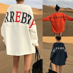 Autumn And Winter Explode The Long Coat In Europe And America Hip Hop Of Loose Fashionable Hong Kong Wind To Add Velvet Hoodie