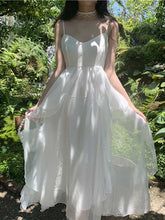 Lizakosht Women Sexy V Neck Lace Up Sweet Kawaii Fairy Party Elegant Spaghetti Strap Dresses Summer Fashion Ruffle Sleeveless Dress