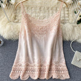 Summer New Style Retro Bohemian Embroidery Lace Square Collar Age Reduction All-match Camisole Female Sweet Blouse Women KK520