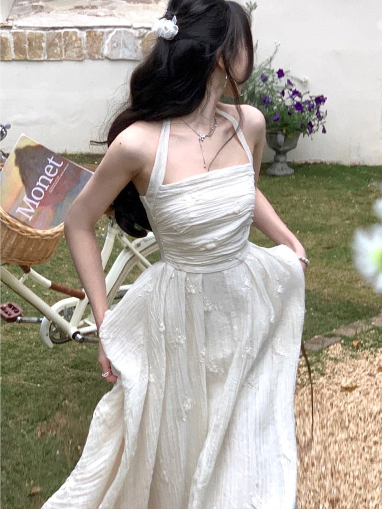Lizakosht Summer Fashion Retro Evening Party Midi Dress Women Elegant Lizakosht Summer Fashion Retro Evening Party Midi Dress Women Elegant