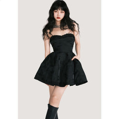 Streetwear Hiphop Women's Clothing 2022 Girls Y2K Summer Plaid Mini A-line Dresses Techwear Chic And Elegant Woman Dress Gothic
