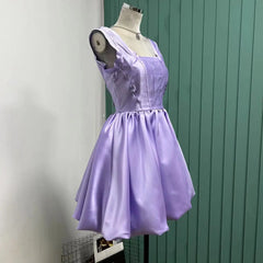 Lizakosht summer new French Hepburn style temperament cut print waist slim flower bud skirt A word fluffy dress