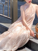 Lizakosht Sleeveless Dress Women Elegant Summer New Fashion Ladies Vestidos Vintage Loose Clothes Female Korean Beach Long Dresses