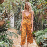 Summer Print Butterfly Romper Women's Jumpsuit Casual Spaghetti Strap Wide Leg Jumpsuits Female 2022 New Streetwear Lady Rompers