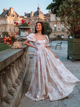 Lizakosht High Street Vintage Maxi Dress Elegant Chic Floral Beige Summer Women Dresses Ruffles Backless Sexy Party Ladies Dress