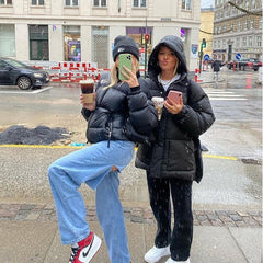 Lizakosht Summer Women's High Waist Wide Leg Straight Jeans Tube Holed Versatile Denim Pants Trousers