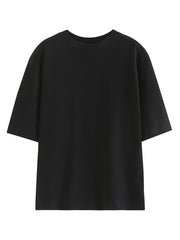 Lizakosht Summer Women Pink Cotton T Shirt High Quality Round Neck Short Sleeve Tee Shirts Ladies Casual Basic Simple Streetwear Top