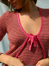 Lizakosht Rowling Mirror Striped Belt Knit Women Cardigan V-neck Long Sleeve Loose Lady Blouse Casual Female Tops
