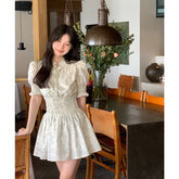 Lizakosht High-quality Y2k Small Dresses Women's Party Summer Short-sleeved Retro Beach Wind Dresses Korean Fashion Popular Dresses