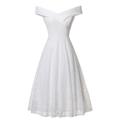 Lizakosht Summer Women's Lace Off Shoulder Sleeveless Tube Top Party Dresses Slim A-Line Elegant Female Dress Mujer Vestido