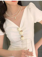 Lizakosht Summer Elegant Women Bodycon Vintage Midi Dress Vestidos Female Slim Party New Clothes