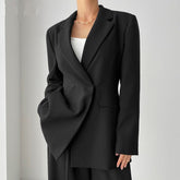 Lizakosht 2022 New Spring Ladies Temperament Blazer Women Long Sleeve Double-breasted Womens Blazers Chic Jacket Bleizer De Mujer