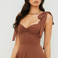 New Fashion Spring Summer Dress For Women French Luxury Brand Chiffon Long Dress Evening Dresses Party Dresses Wedding Dresses