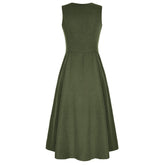 Lizakosht Women Renaissance Lace Up Vest Dress Sleeveless U-Neck High-Low Hem Mini Dress Cottagecore Sleeveless Sweetheart Dresses A30