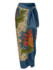 Lizakosht Printed Lace Up Chic One Piece Swimsuit Women's Bandage Swimsuit Thong Underwear Bra Summer Swiming Suit Luxury Bourkini