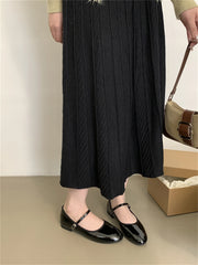 Lizakosht Spring Women Vintage Flats PU Round Toe Mary Janes Casual Shoes Comfort Loafers Shoes 2024 Ballerina Flats