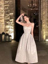 Lizakosht Women Strapless Sexy Backless White Suspender Dresses Summer High Street High Waist Chiffon Party Club Slim Fit Dress