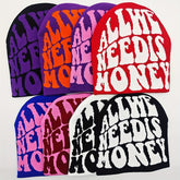 Y2K Letter Pattern Thermal Knit Hat - Trendy, Coldproof Winter Beanie