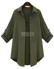 Hot Sale Autumn Fashion Women Trench Coat Casual Outwear Single Breasted Turn-down Collar Women Thin Coat manteau femme