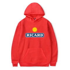 Hoodies Sweatshirts Men RICARD Hoodie Sweat-shirt Streetwear Hoodie Pink Clothing Polerone Winter Clothes Women Harajuku Shirt