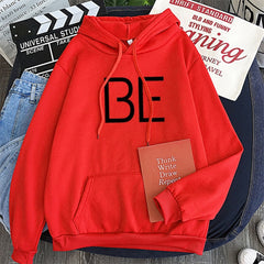 New Album BE Print Harajuku oversize Hoodie Kpop Korean Style loose Sweatshirt Korean fashion Hip Hop All-match Leisure