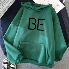 New Album BE Print Harajuku oversize Hoodie Kpop Korean Style loose Sweatshirt Korean fashion Hip Hop All-match Leisure