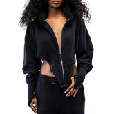 Hoodies For Teen Girls 2020 New Autumn Hooded Long Sleeve Zipper White Streetwear Fashion Outwears cotton Hoodies Tops Hot
