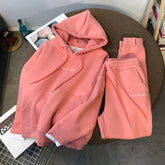 New hooded sweater women's suit sports and leisure two-piece trousers spring new net celebrity fashion hot sale