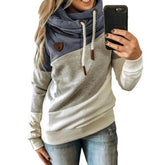 5XL Leopard Patchwork Hooded Sweatshirt Women Autumn Winter Long Sleeve Hoodies tops Female Drawstring pullovers Harajuku