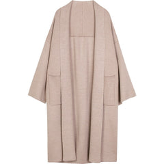 Winter Elegant Winter Coats Loose knit Cardigan Woolen Sweater Oversized Extra Soft High-end Cardigan Knitting Coat for Women