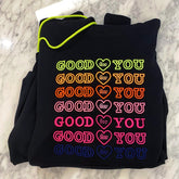 Leter Print Hoodies Women Oversized Long Sleeve Pullover Sweatshirt Harajuku Autumn and Winter Crewneck Pink Top Y2K Ladies 2021