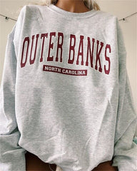 Gray Streetwear Loose Casual Woman Hoodie O Neck Pullovers Long Sleeve Autumn Elastic Women Sweatshirt Tops 2021 Fashion