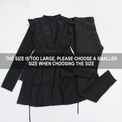 3 Pieces Plus Size Muslim Swimwear Whole Black Ruffle Burkini With Bra Padding Swimsuits Women Maillot De Bain Femme
