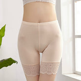 Lizakosht 40KG-80KG Women Plus Big Size Safety Pants Soft and Comfortable Modal Material Shorts with Lace Panties
