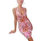 Women Dress Tiger Print Sleeveless Spaghetti Long Dress Bodycon Sexy Evening Party Maxi Dresses Clubwear NEW Sexy V Neck Leopard