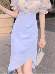 Summer Light Elegant Strap Dresses Women 2021 Vintage Sexy Split Party Midi Dress Bodycon Designer French Retro Korean Clothing