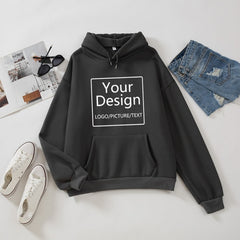 Women Custom Hoodie Customize Logo Personalized Hoodie Customized Print Text DIY Hoodie Sweatshirts