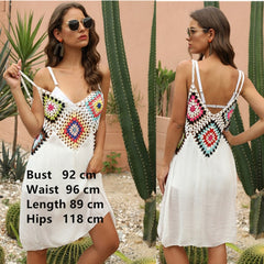 Women Beach Dress Cover-ups Swimsuit Cover Up Pareo Ups 2021 Cover-up White Dresses Bathing Suit for Woman Summer Ladies Tunic