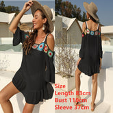 Women Beach Dress Cover-ups Swimsuit Cover Up Pareo Ups 2021 Cover-up White Dresses Bathing Suit for Woman Summer Ladies Tunic