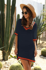 Beach Dress Cover Up Women White Large Pareo Crochet 2021 Women's Summer Bikini Cover-up for Woman Black Tunic Ups Playa Dresses