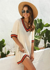 Beach Dress Cover Up Women White Large Pareo Crochet 2021 Women's Summer Bikini Cover-up for Woman Black Tunic Ups Playa Dresses