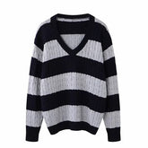 UNUTH Girls Vintage Cotton Sweaters 2021 Autumn Fashion Ladies Oversize Loose Pullovers Women Chic Outfits