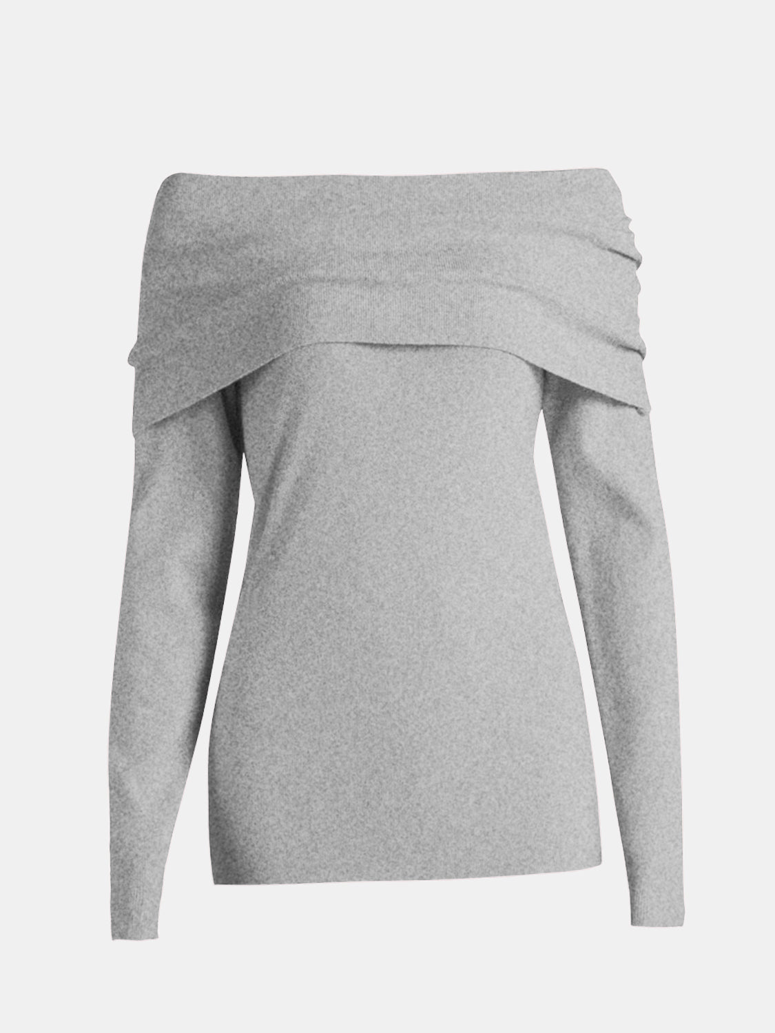 LIZAKOSHT  -  Off-Shoulder Long Sleeve Sweater