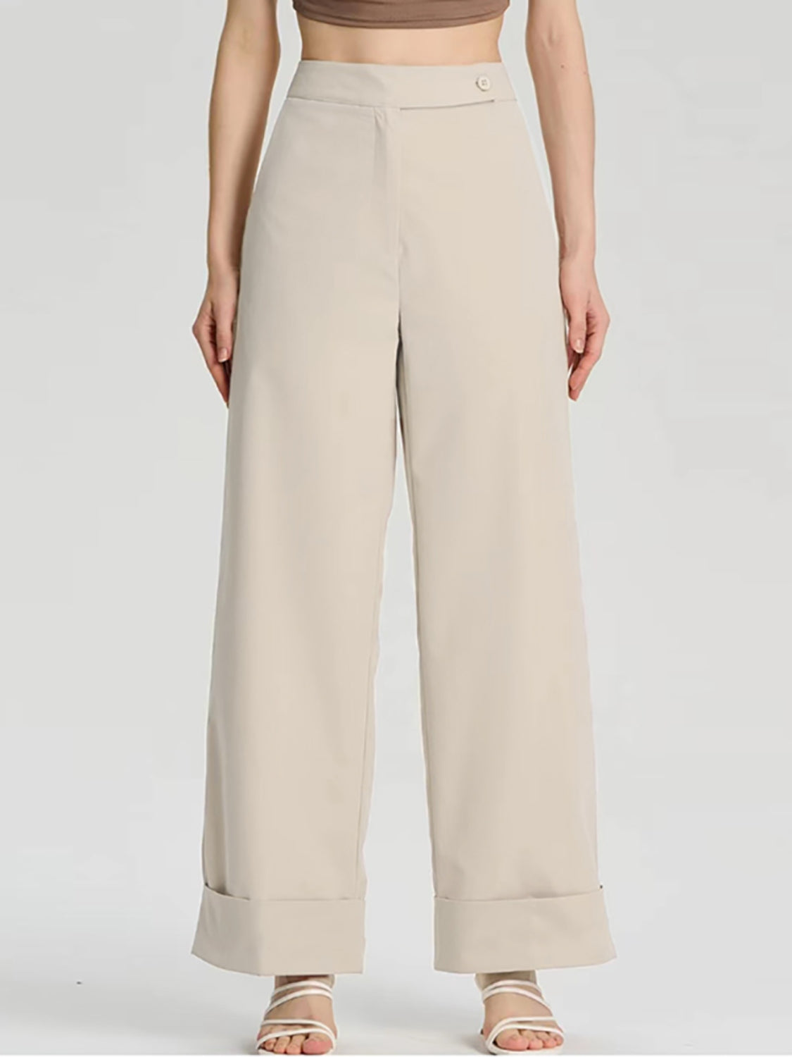 LIZAKOSHT  -  High Waist Wide Leg Pants