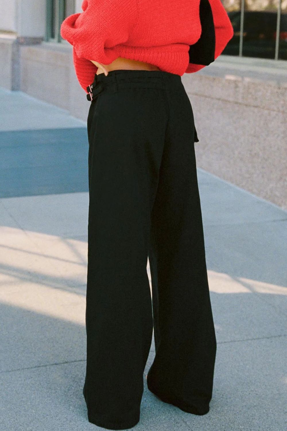 LIZAKOSHT  -  Wide Leg Jeans with Pockets
